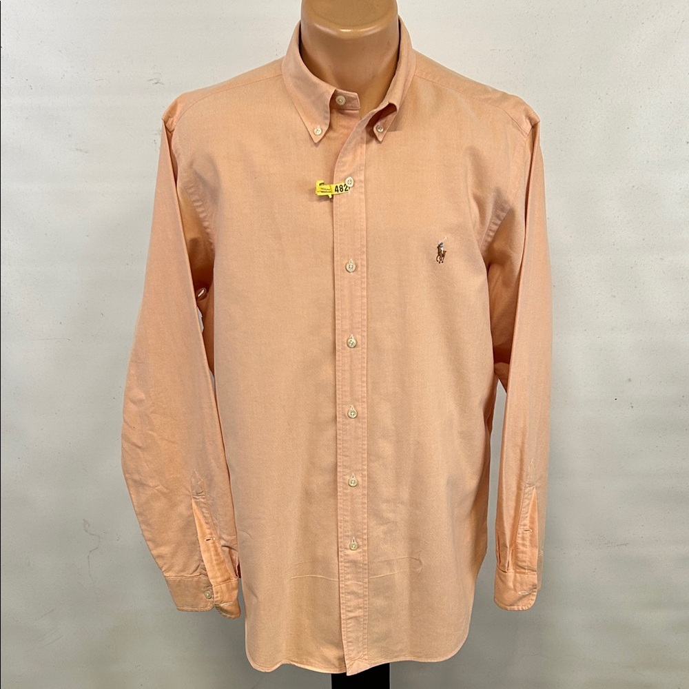 Ralph Lauren Long Sleeve Button Down Collar Shirt.  L
